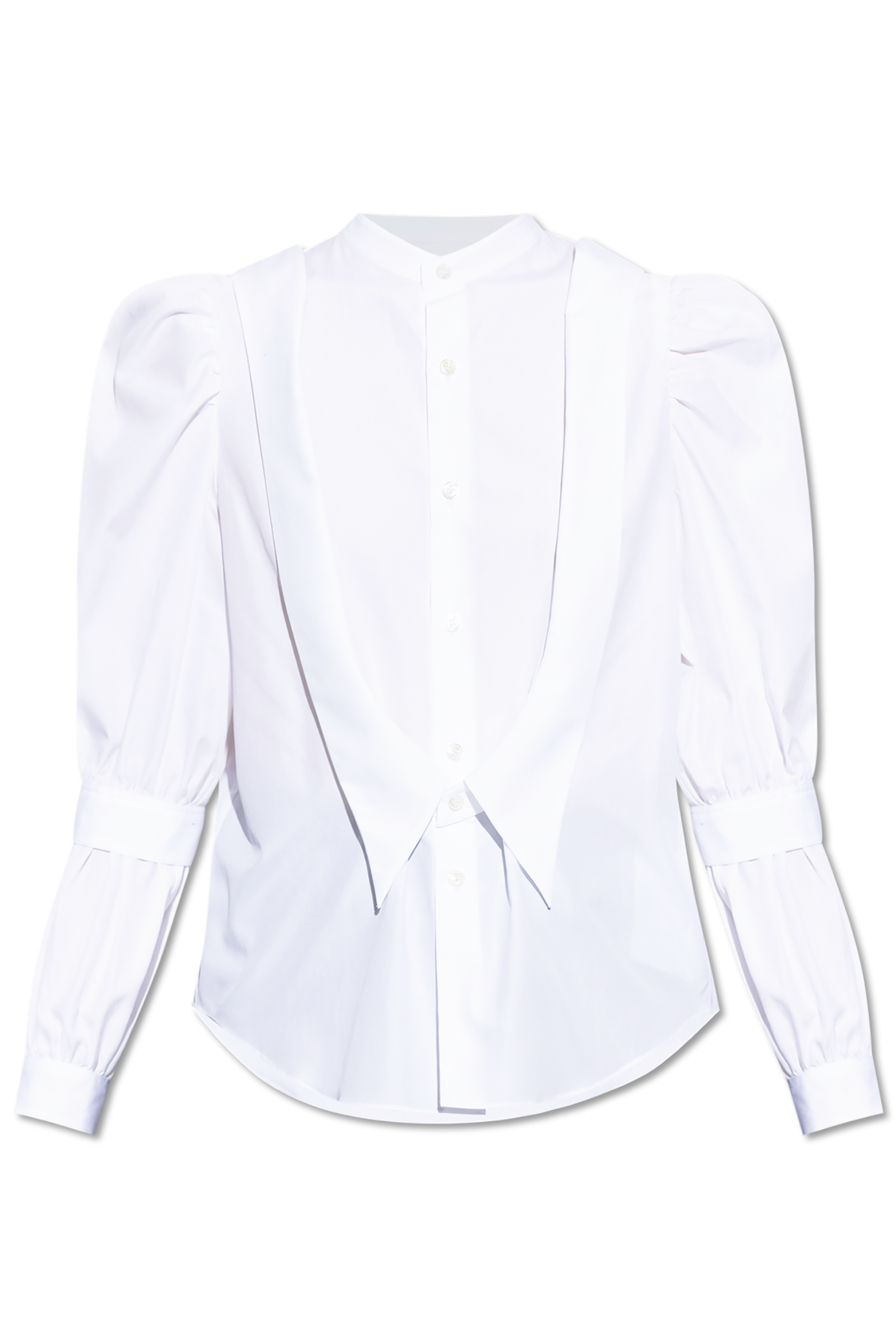 20SS✳︎新品✳︎SATIN PUFFY MAO COLLAR SHIRT 20SS✳︎新品✳︎SATIN PUFFY MAO COLLAR SHIRT（Mens Banded